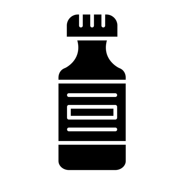 Estilo de icono de jarabe de diseño vectorial