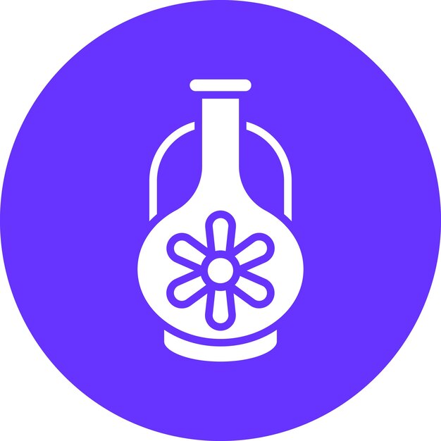 Estilo del icono del jarrón de diseño vectorial