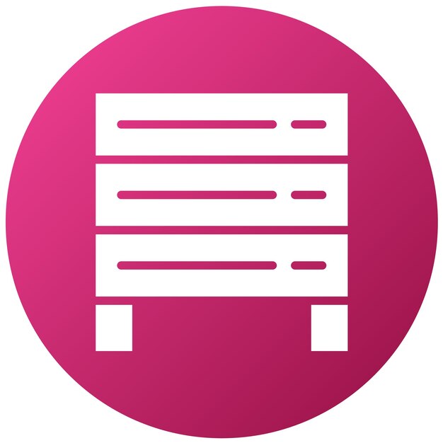 Estilo del icono de la jaula de transmisión de diseño vectorial