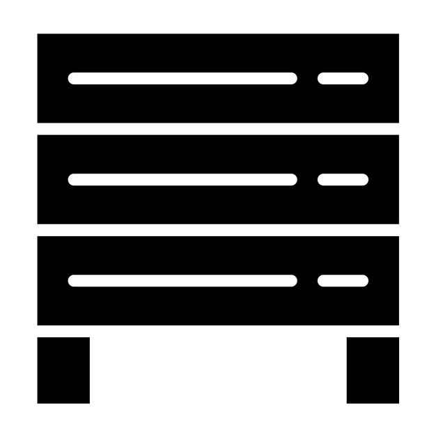 Estilo del icono de la jaula de transmisión de diseño vectorial