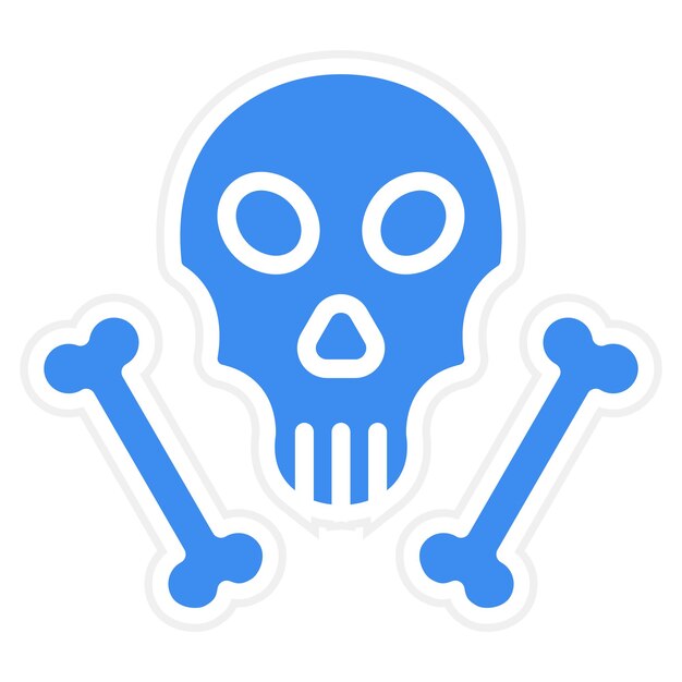 Vector el estilo del icono de jolly roger