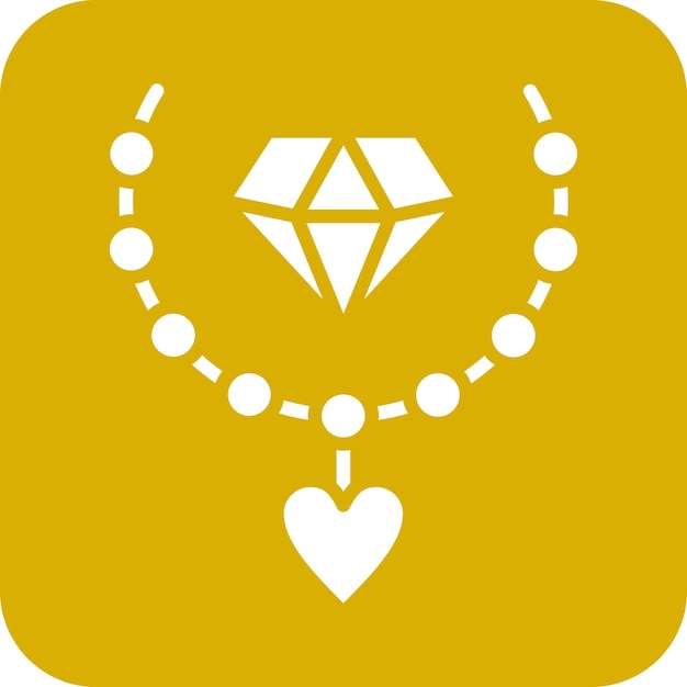Estilo de icono de joyería de diseño vectorial