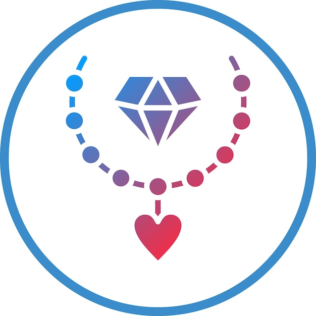 Estilo de icono de joyería de diseño vectorial