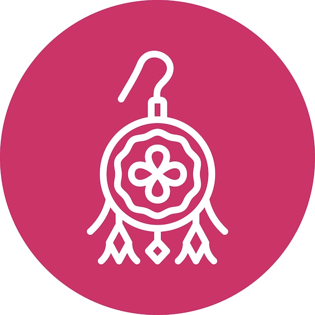 Estilo de icono de joyería de diseño vectorial