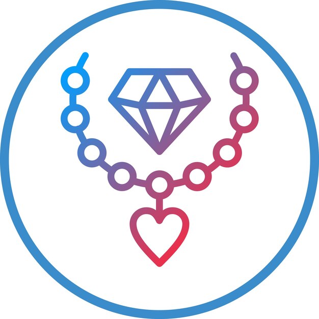 Estilo de icono de joyería de diseño vectorial