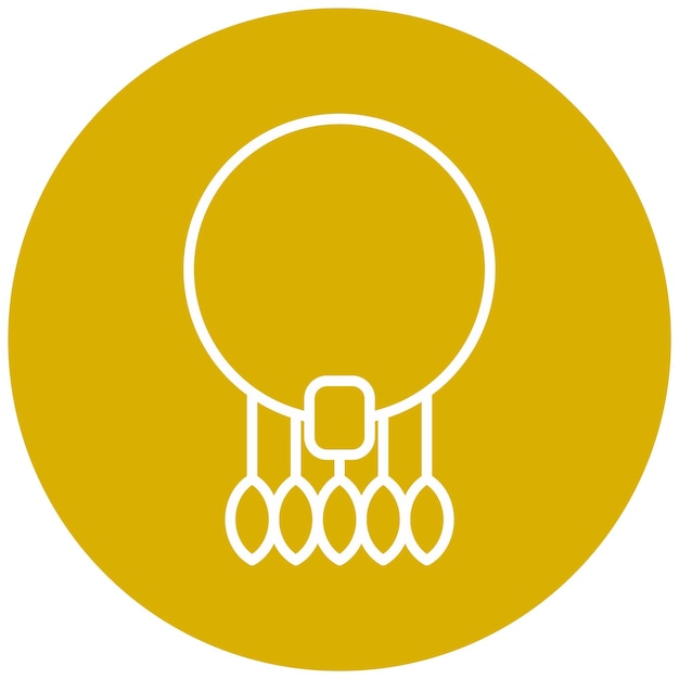Estilo de icono de joyería de diseño vectorial