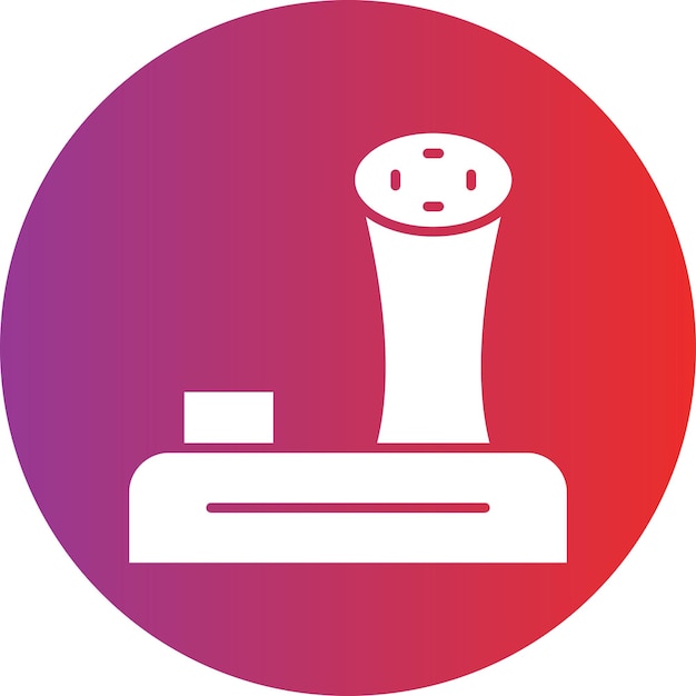 Estilo del icono del joystick de diseño vectorial