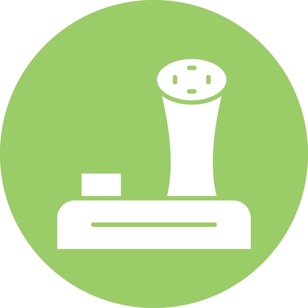 Estilo del icono del joystick de diseño vectorial