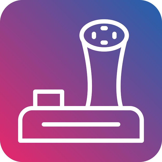 Estilo del icono del joystick de diseño vectorial