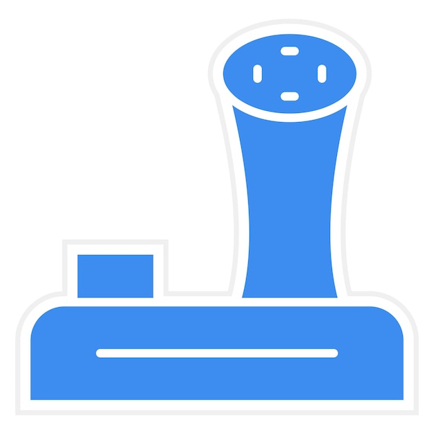 Estilo del icono del joystick de diseño vectorial