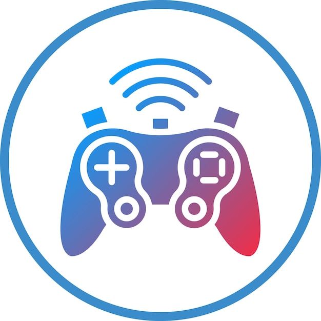 Estilo del icono del joystick inalámbrico