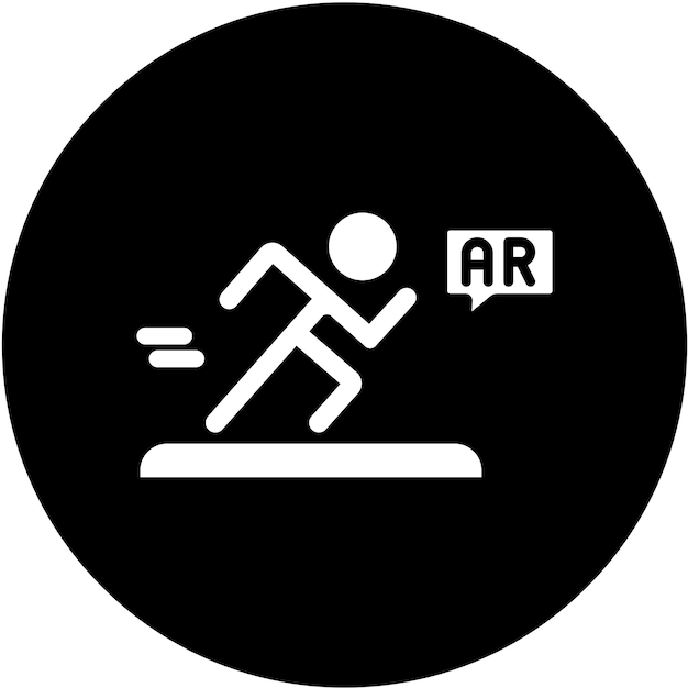 Estilo del icono del juego de Ar Running