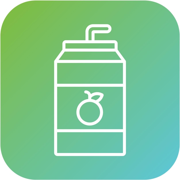 Estilo de icono de jugo de diseño vectorial