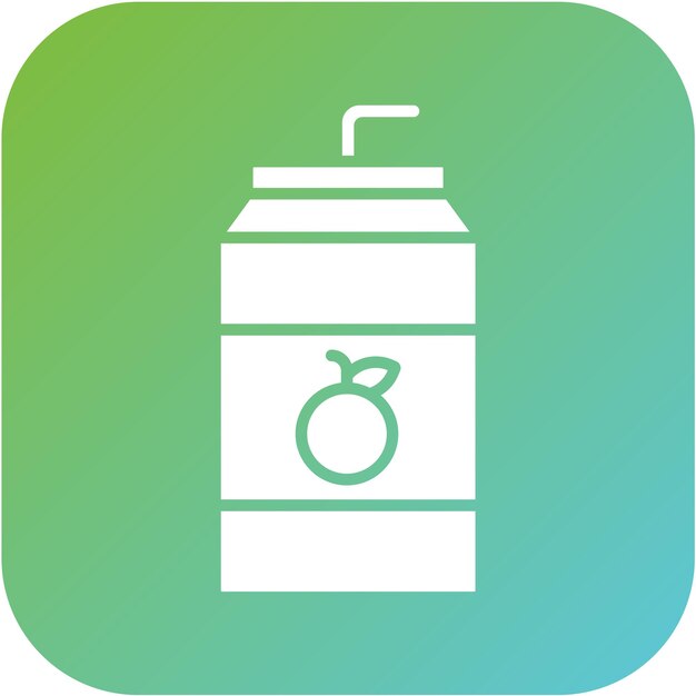 Estilo de icono de jugo de diseño vectorial
