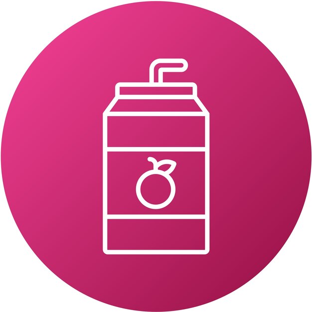 Estilo de icono de jugo de diseño vectorial