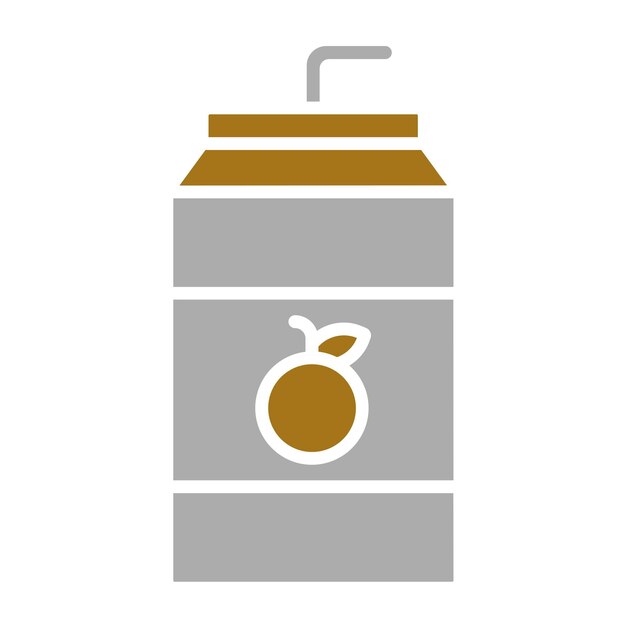 Estilo de icono de jugo de diseño vectorial
