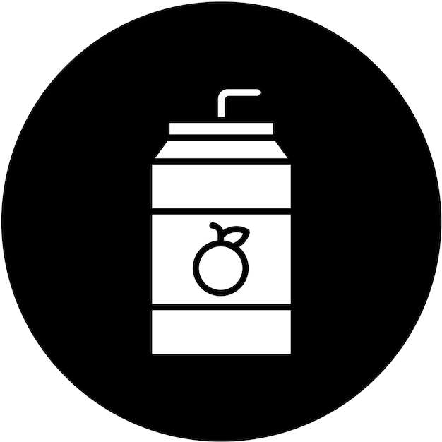 Estilo de icono de jugo de diseño vectorial