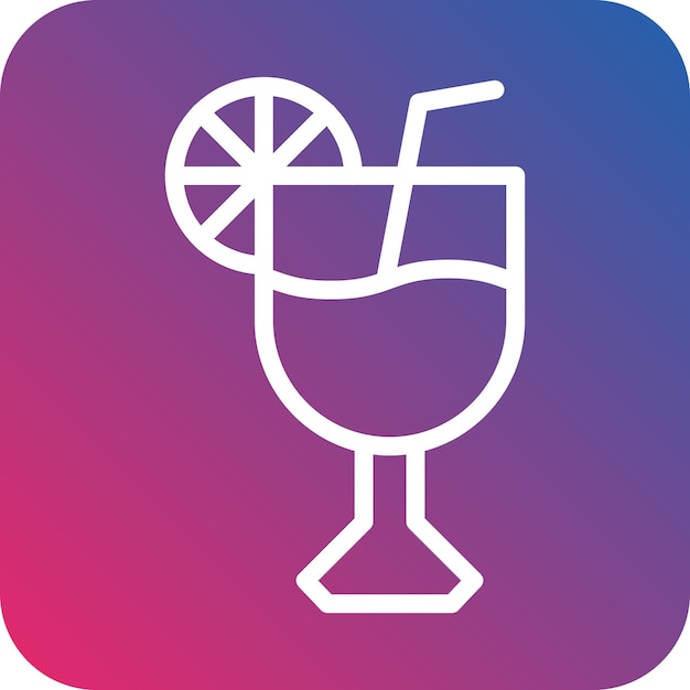 Estilo del icono del jugo
