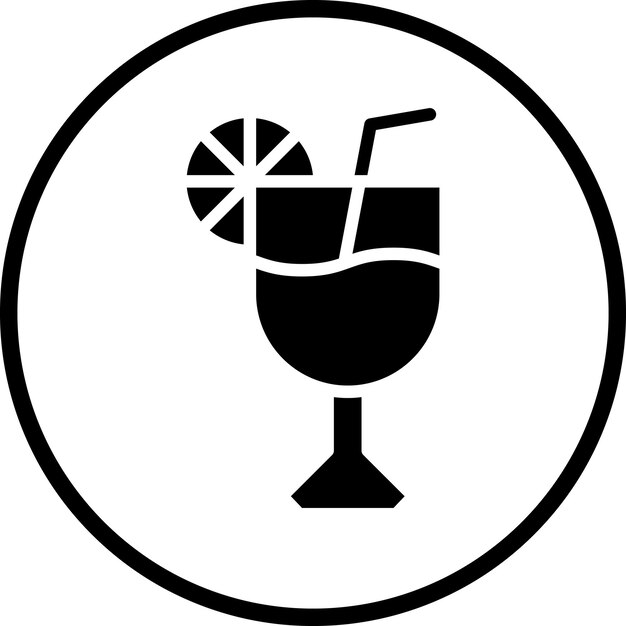 Estilo del icono del jugo
