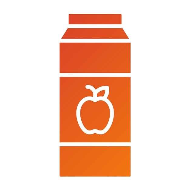 Estilo del icono del jugo