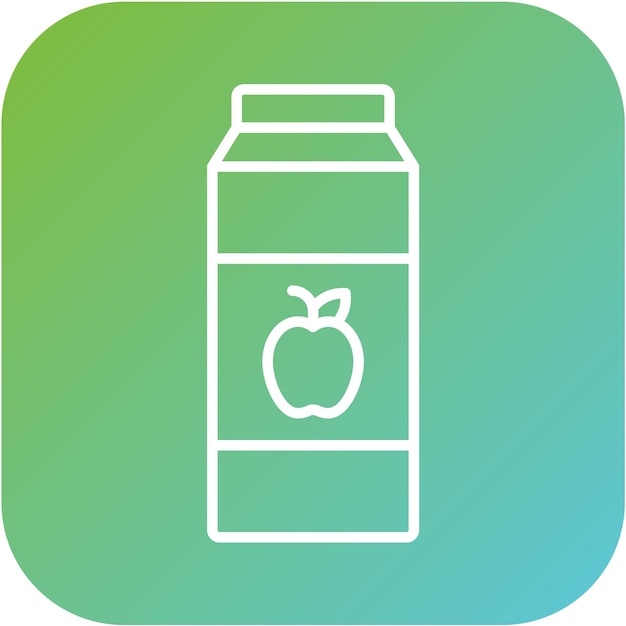Estilo del icono del jugo