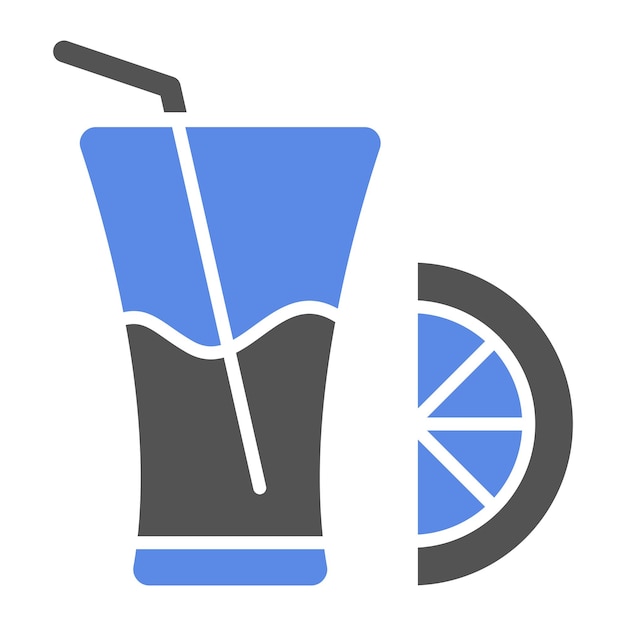 Estilo del icono del jugo