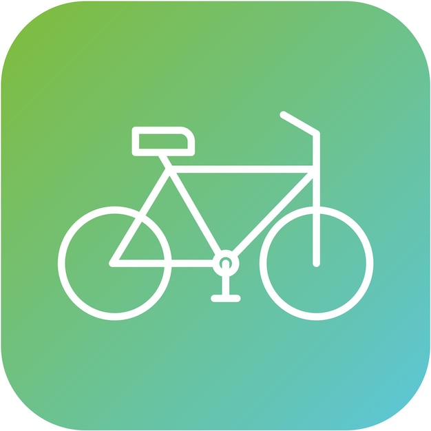 Estilo de icono de juguete de bicicleta de diseño vectorial