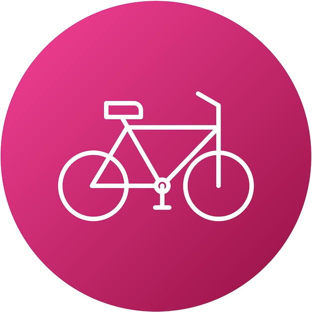 Estilo de icono de juguete de bicicleta de diseño vectorial