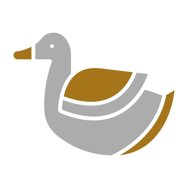Estilo del icono de juguete del pato