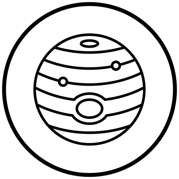 Estilo del icono de Júpiter