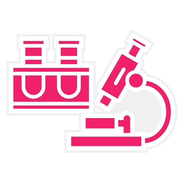 Estilo de icono del laboratorio de diseño vectorial