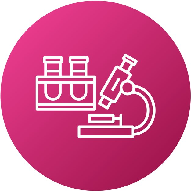 Estilo de icono del laboratorio de diseño vectorial