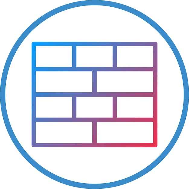 Estilo de icono de ladrillo de diseño vectorial
