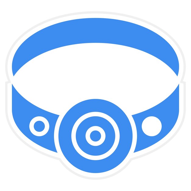 Estilo del icono de la lámpara de cabeza