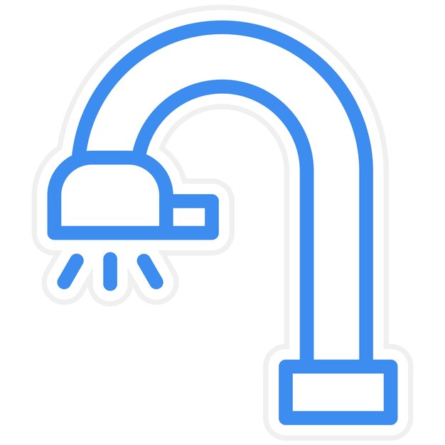 Estilo de icono de lámpara de calle de diseño vectorial