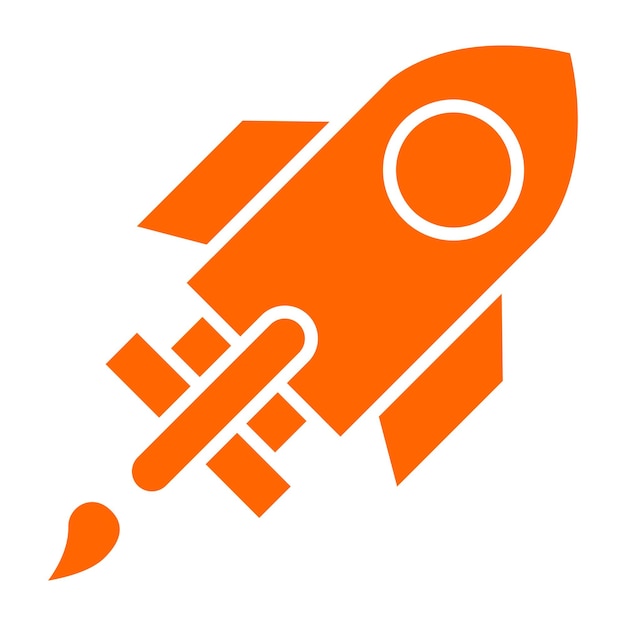 Estilo del icono de lanzamiento del diseño vectorial