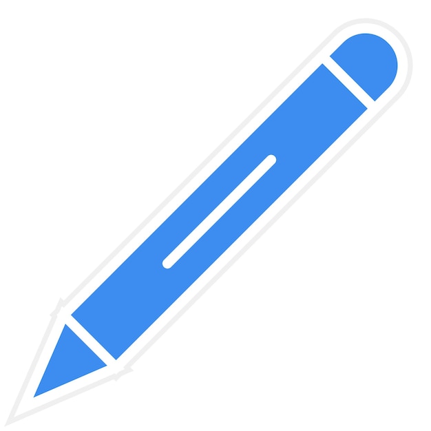 Estilo del icono del lápiz de diseño vectorial