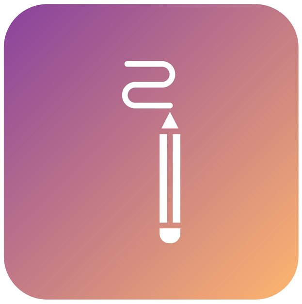 Estilo del icono del lápiz de diseño vectorial