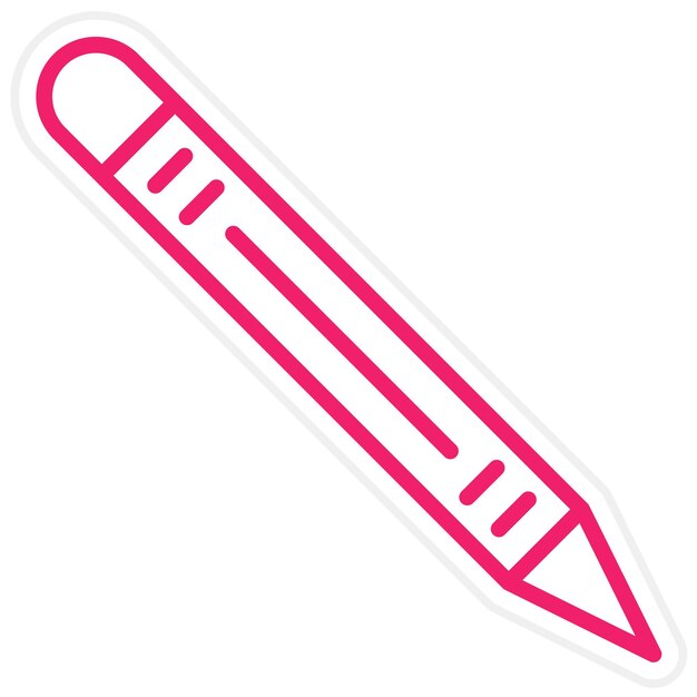 Estilo del icono del lápiz de diseño vectorial