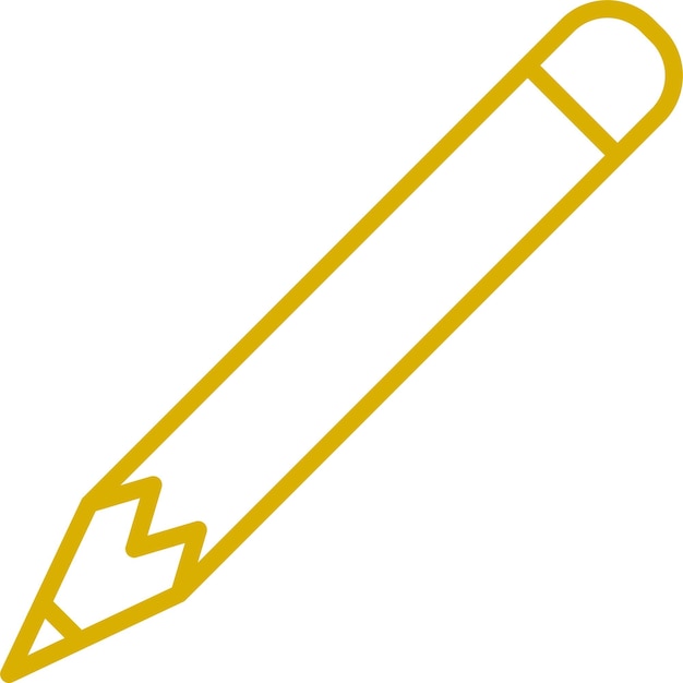 Estilo del icono del lápiz de diseño vectorial