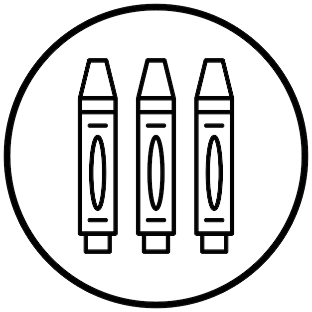 Estilo del icono del lápiz de lápiz