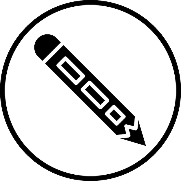 Estilo del icono del lápiz
