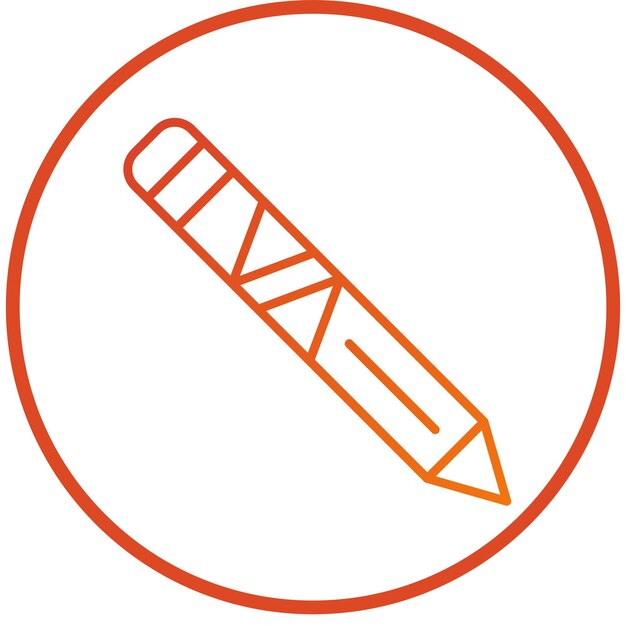 Estilo del icono del lápiz