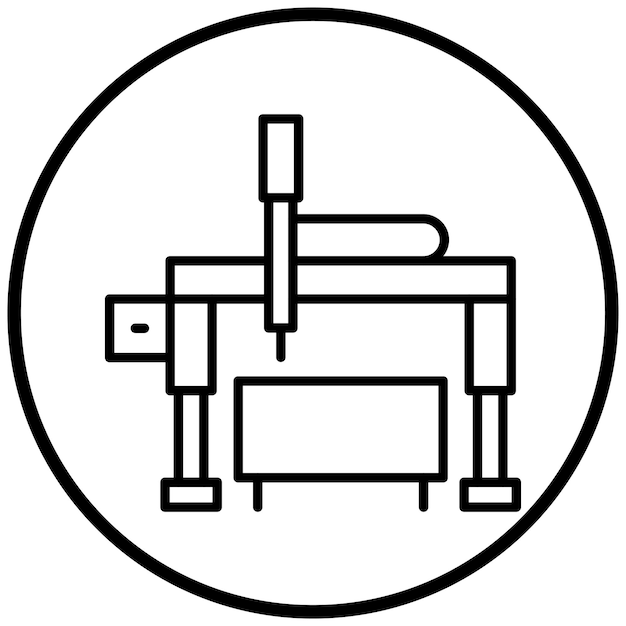 Estilo del icono del láser de plasma