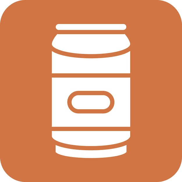 Estilo del icono de la lata de refresco