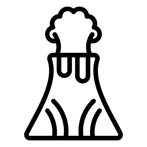 Estilo del icono de lava