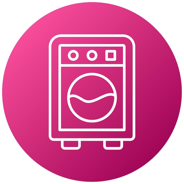 Estilo del icono de la lavadora