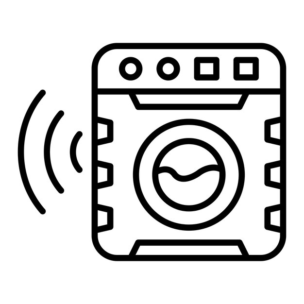 Estilo del icono de la lavadora