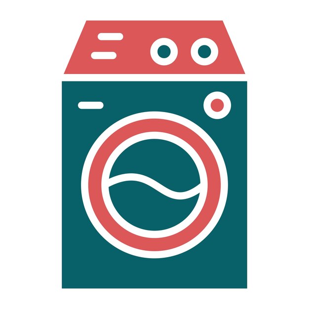 Estilo de icono de lavandería de diseño vectorial