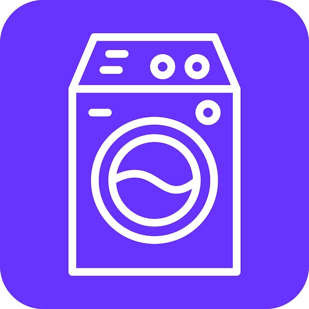 Estilo de icono de lavandería de diseño vectorial